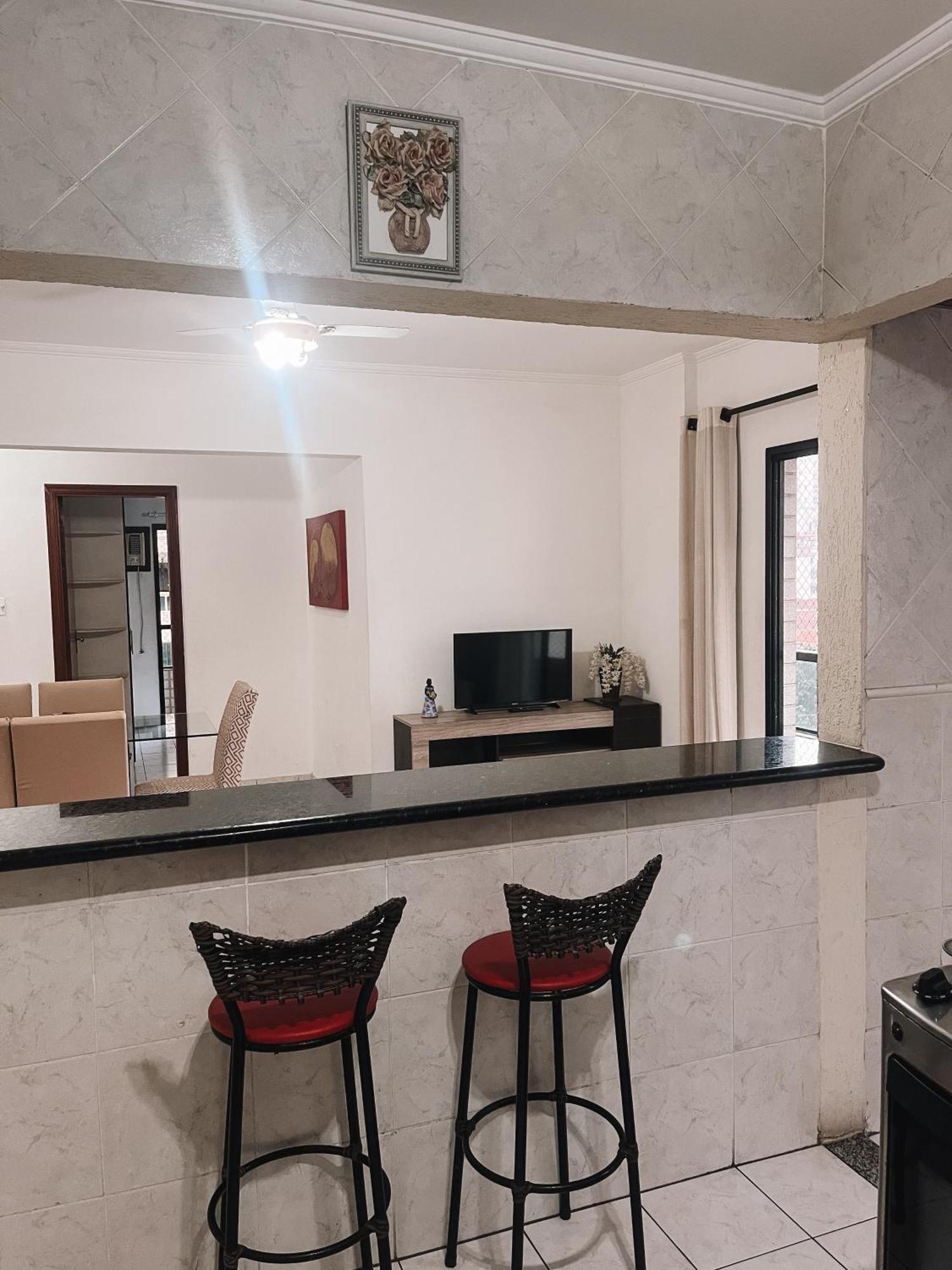 Apartamento Vila Tupy - Ar Condicionado - Praia Grande Exterior foto